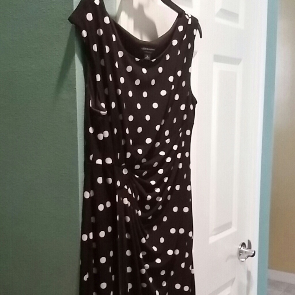 NWOT very pretty polka dot dress. Size 16